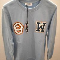 Felpa Off White girocollo azzurra taglia S.