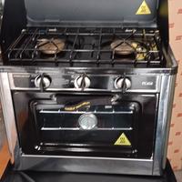 cucina x campeggio con forno