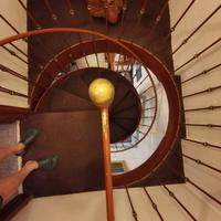 Scala a chiocciola in metallo