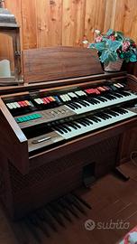 Organo elettrico vintage a doppia tastiera Gem