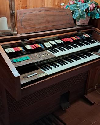 Organo elettrico vintage a doppia tastiera Gem