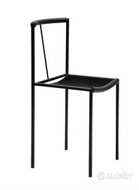 Sedie Zeus millepunte + tavolo in cristallo