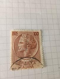 Francobollo 1954 raro