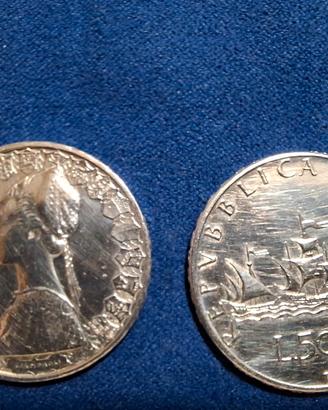 500 lire "Caravelle" in argento 