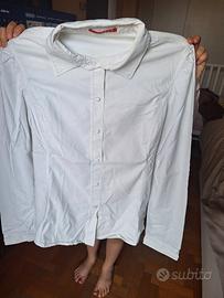 camicia bianca prada
