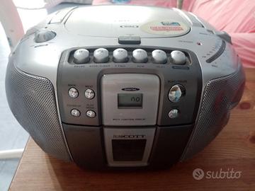 portatile cd, radio, mp3 grigia