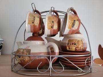 Set completo tazze da caffè vintage