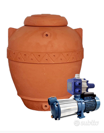 kit serbatoio 500lt con pompa 1.0hp presscontrol