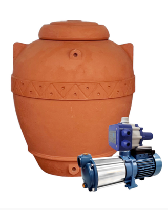kit serbatoio 500lt con pompa 1.0hp presscontrol