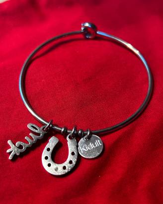 Bracciale kidult ferro di cavallo - portafortuna