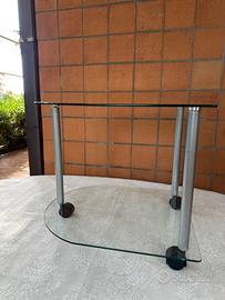 Tavolino in vetro