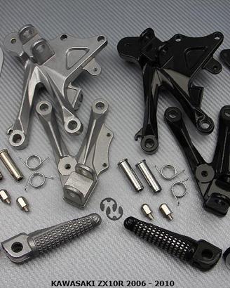 Supporto pedana Anteriore KAWASAKI ZX10R 2006 2010