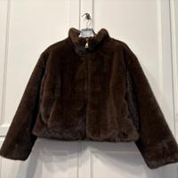 Giubbotto in pelliccia sintetica reversibile NUOVO