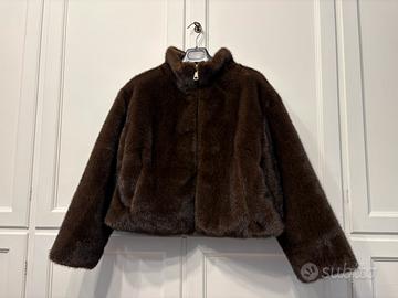 Giubbotto in pelliccia sintetica reversibile NUOVO