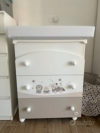 Fasciatoio con vaschetta