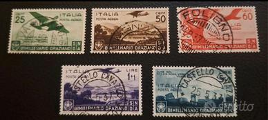 1936 Orazio. Posta Aerea Viaggiata. Certificata.