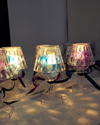 Bomboniere lampade led portaconfetti (45 pezzi)