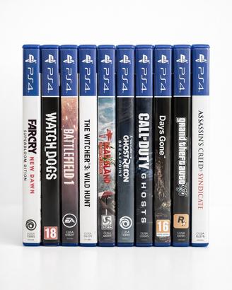 Lotto giochi PS4 originali – titoli top