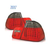 FANALI BMW E46 01-05 LED ROSSO AFFUMICATO LOOK M3