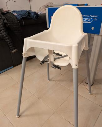 Seggiolone IKEA ANTILOP con cintura di sicurezza