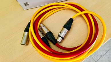 2 CAVI AUDIO CORDIAL XLR NEUTRIK.