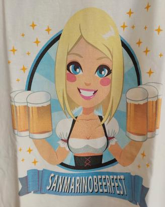 T-shirt San Marino Beer Fest. Festa della birra.