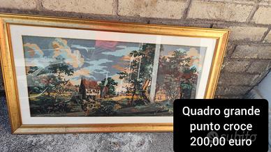 QUADRO GRANDE PUNTO CROCE
