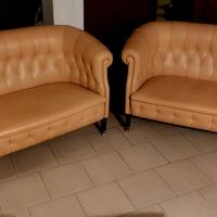 divano in pelle Frau