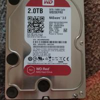 harddisk hard disk rosso wd red  sata 3,5 2tb 2 tb
