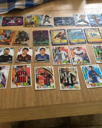 Figurine liste calciatori e dragonball