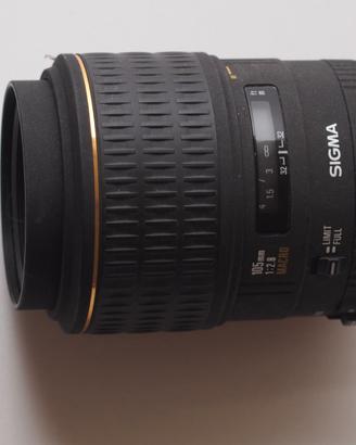 SIGMA 105mm f/2.8 EX DG MACRO – ATTACCO SIGMA SA