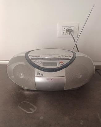 Stereo Boombox Sony CFD-S35CP Radio CD Cassetta 