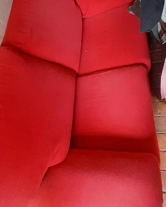 divano rosso