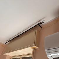 3 bastoni tende in ferro battuto