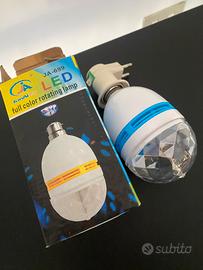 Lampada colorata palla discoteca