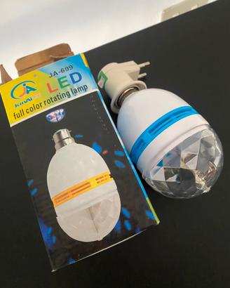 Lampada colorata palla discoteca