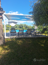 Casa vacanza con piscina a 5min da Fontane Bianche