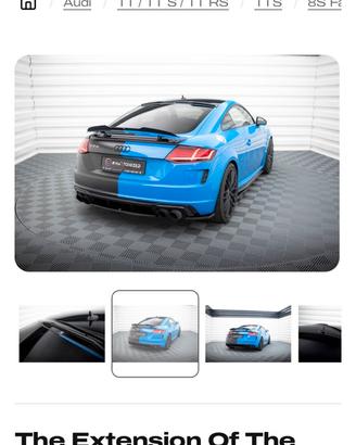 Ala maxton vetro posteriore audi tt