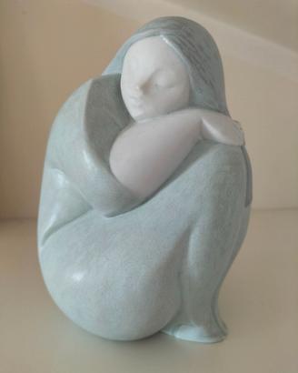 Statuina originale Lladro' bimba luna (8048)