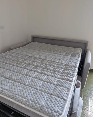 BARETE 3 posti divano letto braccio sottile NUOVO