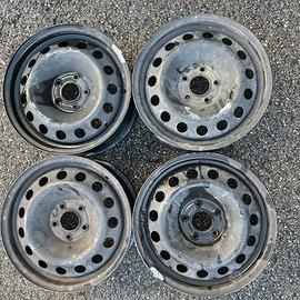 4 - CERCHI IN LAMIERA 6,5X16 5X110 ET40 CB 65,1