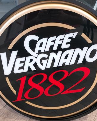 Insegna luminosa Caffè Vergnano 