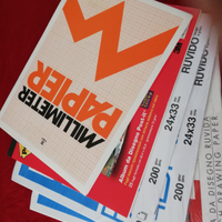 Cartoleria Album da disegno carta millimetrata e