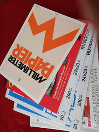 Cartoleria Album da disegno carta millimetrata e