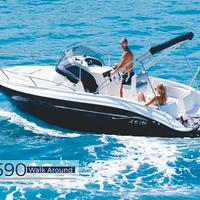 AS Marine 590 walk around package Honda - 2025