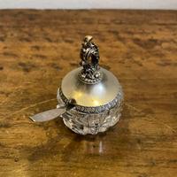 Saliera vintage stile Rococo’ vetro molato