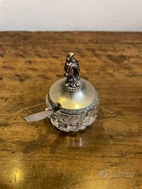 Saliera vintage stile Rococo’ vetro molato