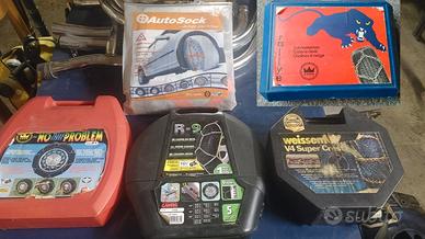 catene e calze da neve vintage