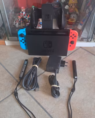 nintendo switch completa di tutti gli accessori 