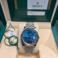 Rolex datejust 41mm 126334 full 2020 roman blu